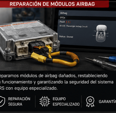 Reparacion de modulos airbag y programacion