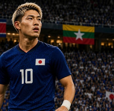 Le Japonais Ritsu Doan, éliminatoires de la Coupe d'Asie 2027