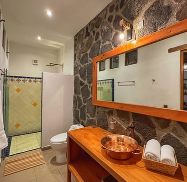 acabados en cobre y talavera artesanal