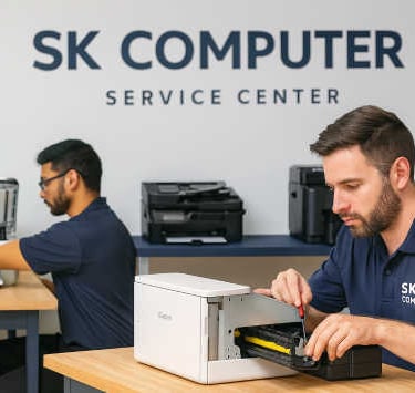 SK Computer: Best Printer Scanner Repair center and Toner Refilling Service in Noida