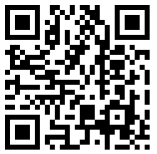 A black and white scannable QR code on a plain background for digital information access.