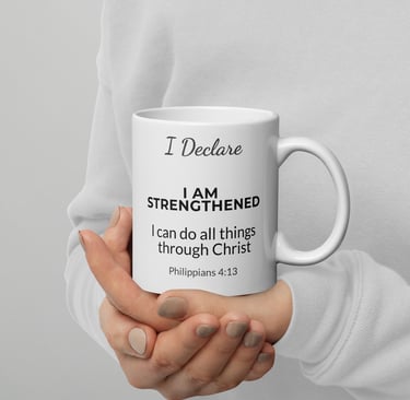 hearthistoday-i-am-strengthened-philippians-4-13-scripture-ceramic-mug-white-11-oz-handle-on-right