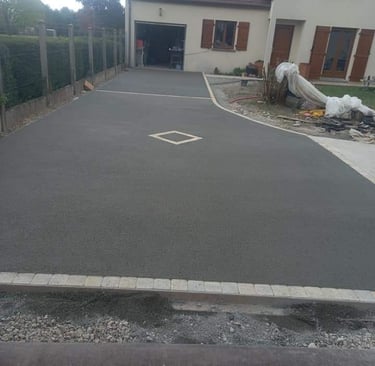 Quelle taille pour les plateaux d'un béton drainant ? Le chantier doit être divisé en plateaux de 15