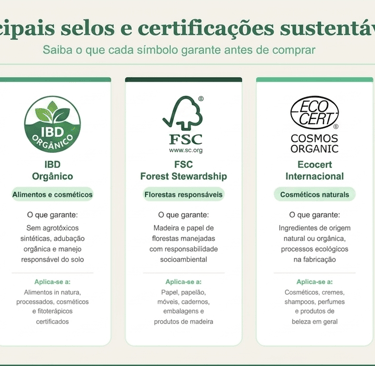 Principais selos e certificações no Brasil
