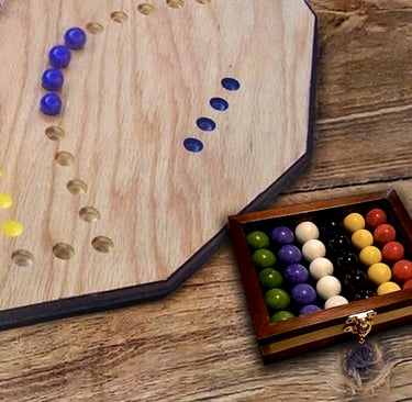 Tuck Board Game Marble Case