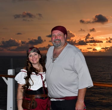 Disney Cruise Line, Wish, Pirate Nights, couple vacations