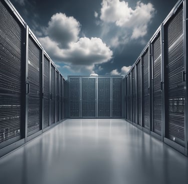 A confident woman technician installing a CCTV camera on a commercial building exterior.