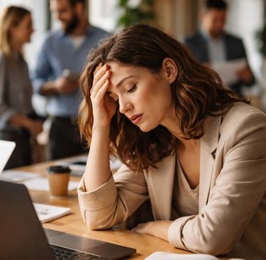 Socijalna anksioznost koja dovodi ženu do burnouta