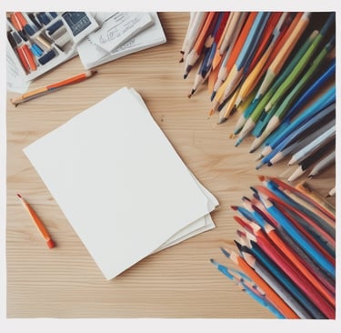 a wall with a variety of objects on it