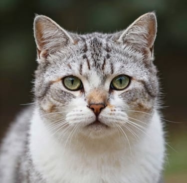 Katze mit schönem Fell