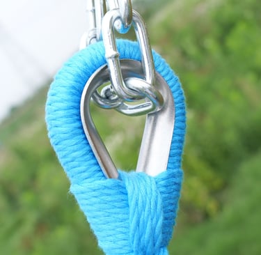 stainless steel hanging ring of saniwerke hammock chair