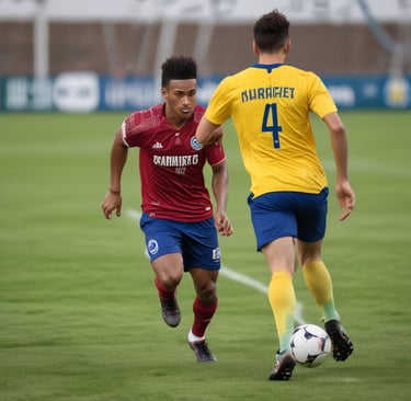 Close-up of colorful custom mugs with unique designs on a wooden table.