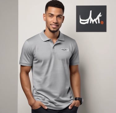 Close-up of colorful custom mugs with unique designs on a wooden table.