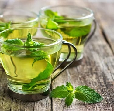 cha de hortelã emagrece e desincha o corpo