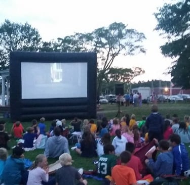 outdoor movie night in park