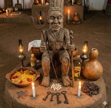 Exu Orixá Senhor dos Caminhos e da Comunicação 