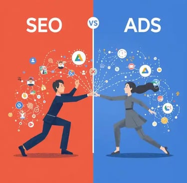 SEO vs Google Ads for Local Businesses 2026