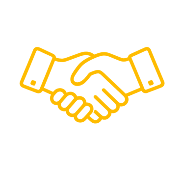 two people shaking hands for an agreement for flexible skip bin hire service