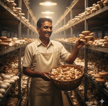 मशरूम उत्पादन