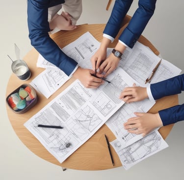 A vibrant collage showcasing diverse products from healthcare, industrial, decor, and consumer sectors under Tez Groups.