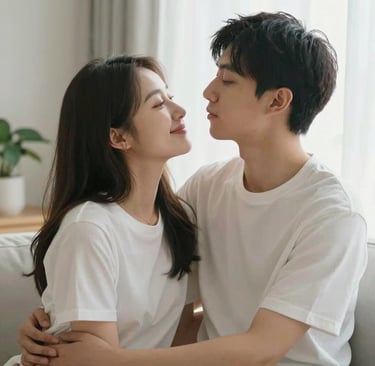 Cozy Scandinavian-style restaurant interior with warm lighting and rustic wooden tables.