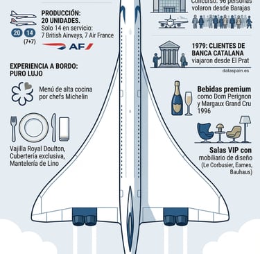 Infografía del Concorde en España: El pedido de Iberia y la era supersónica