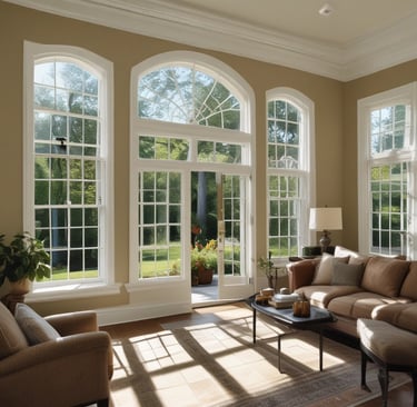 A pristine, gleaming glass chandelier catching the light perfectly.