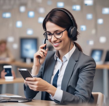 a person holding a cell phone in their hand