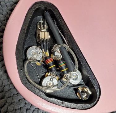 Professional vintage and custom guitar electronics installation and repair