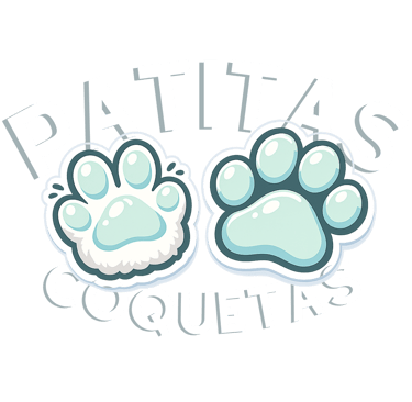Logo tienda de mascotas Patitas Coquetas
