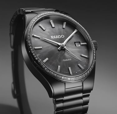 Side profile of a stainless steel watch catching cinematic light, highlighting its polished bezel and textured strap