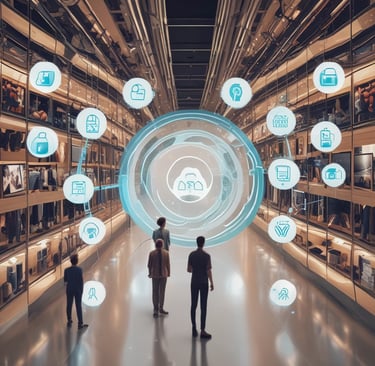 black blue and yellow textile