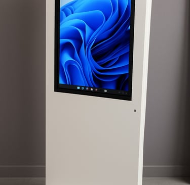 Totem Touch Interativo para eventos