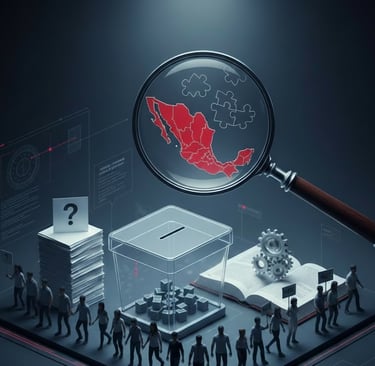 Equipo de Defensa Electoral realizando análisis técnico de la reforma electoral en México