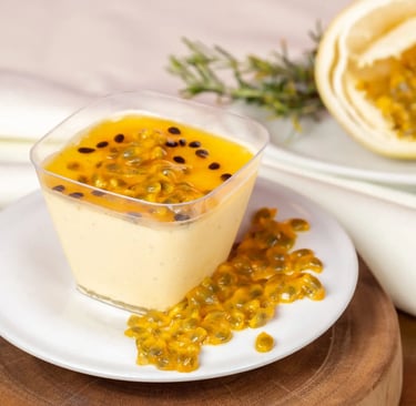 Mousse de Maracujá Low Carb
