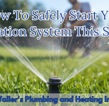 Learn how to safely start your irrigation system this spring.