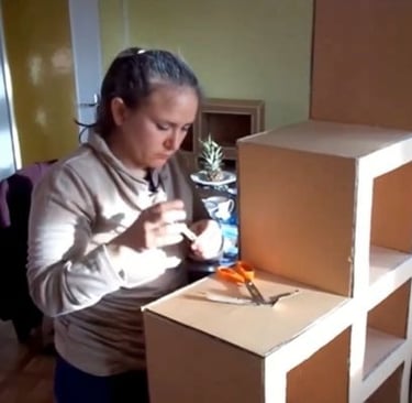 Solidité meubles en carton 