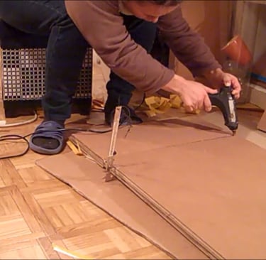 Fabriquer un meuble de cuisine en carton