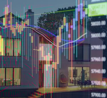How's the Highlands Ranch real estate market. House with trend line overlay