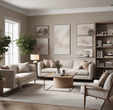 A collection of self-published journals and manuals on a stylish table.