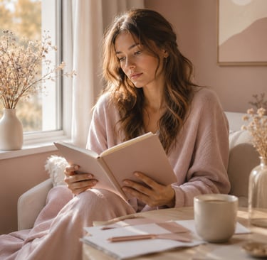 Femme qui retrouve sa clarté intérieure après une relation toxique grâce à l’hypnose