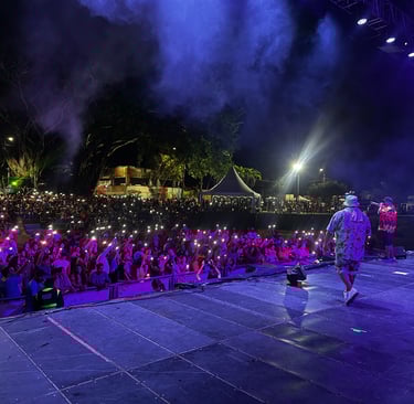 Presentación de Toledo y DJ P en la clausura del Festival Nacional de las Artes 2025 en Limón