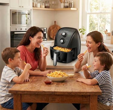 Fritadeira sem óleo air fryer 4L Mondial 1500W AFN-40-BFT