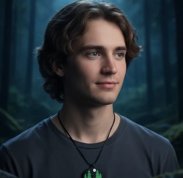 locket with chibi moth man mini figurine inside