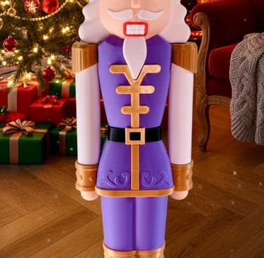 Christmas Nutcracker build your own figurine with included instructions