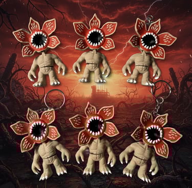 stranger things Demogorgon keychain