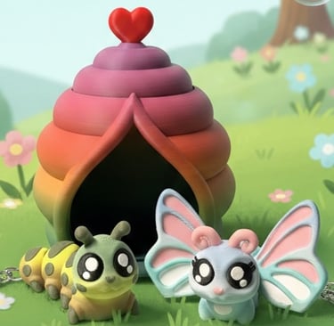 The Heart-Top Hideaway: A Magical Metamorphosis Set
