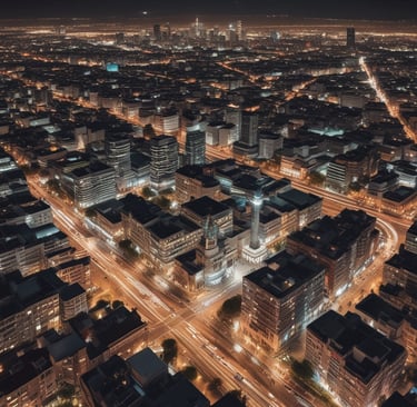 Smiling customer savoring a latte art coffee at Lumina's vibrant and welcoming coffee bar.