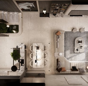 Villa T Antalya bodrum kat planı-La Féra Interior Design