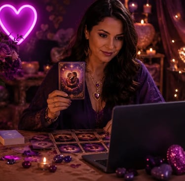 consulta online pela internet com taróloga especialista em amor